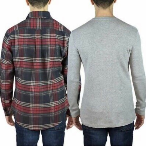 Jachs Men’s Flannel + Thermal 2-pack - Picture 2 of 6